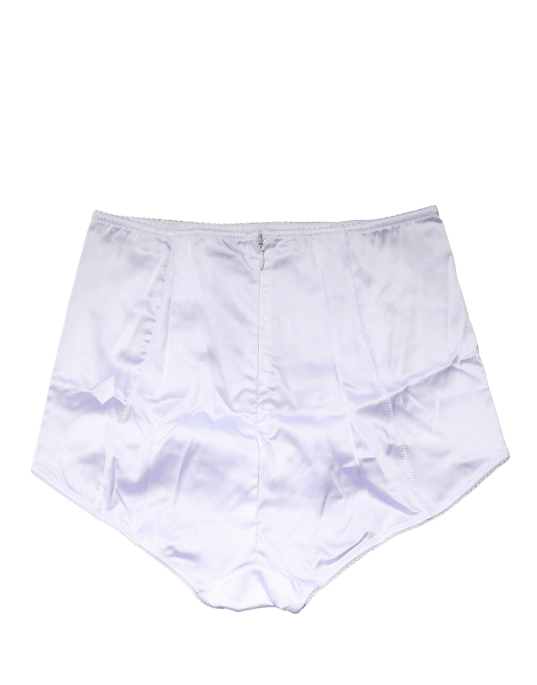 Women’s Dolce &amp; Gabbana White Silk Blend High Waist Girdle Panty Underwear