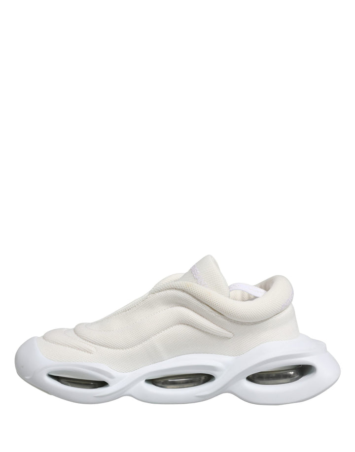Dolce &amp; Gabbana White Slip On Wave Low Top Sneakers Shoes