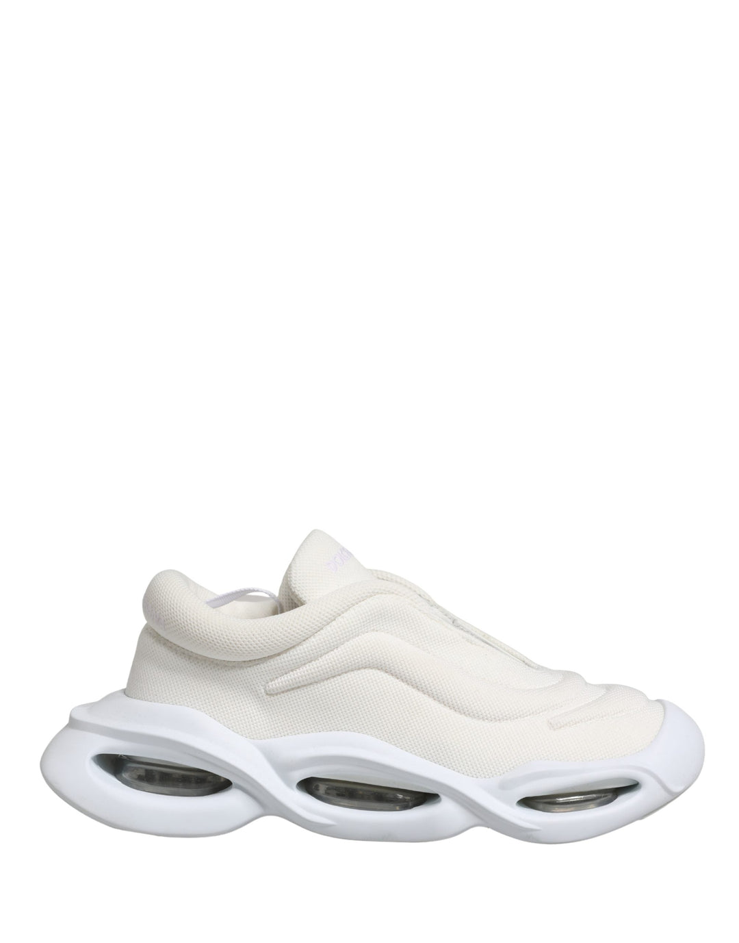 Dolce &amp; Gabbana White Slip On Wave Low Top Sneakers Shoes
