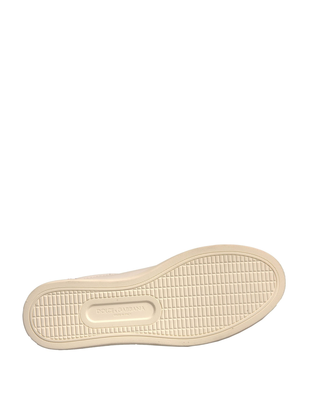 Dolce &amp; Gabbana White Suede Leather Low Top Sneakers Shoes