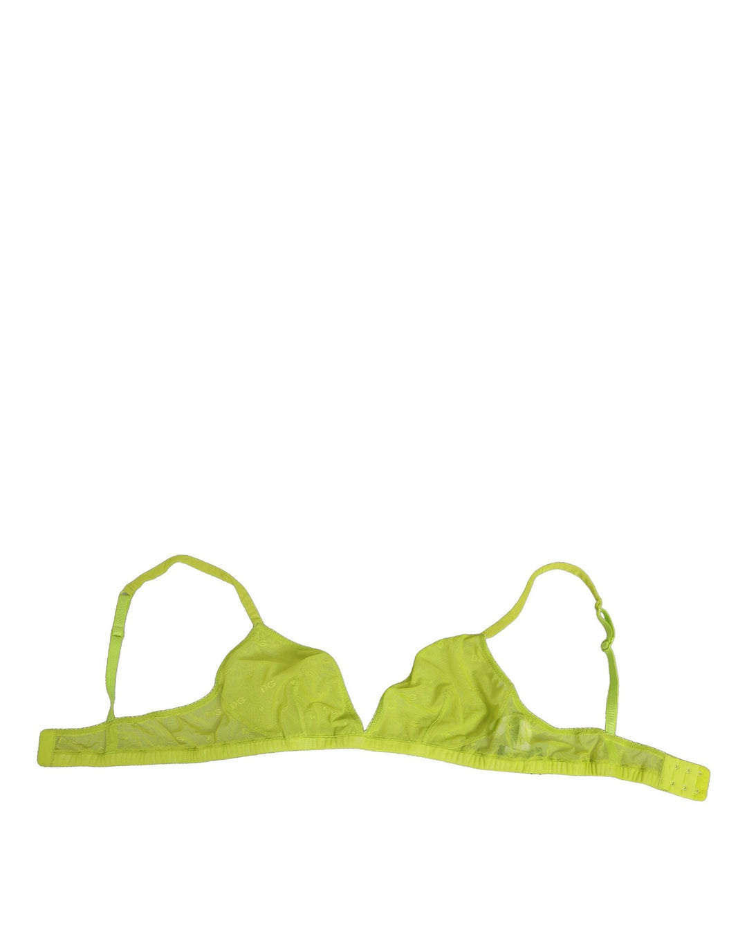 Women’s Dolce &amp; Gabbana Yellow Green Nylon Soft Cup Brassiere Underwear