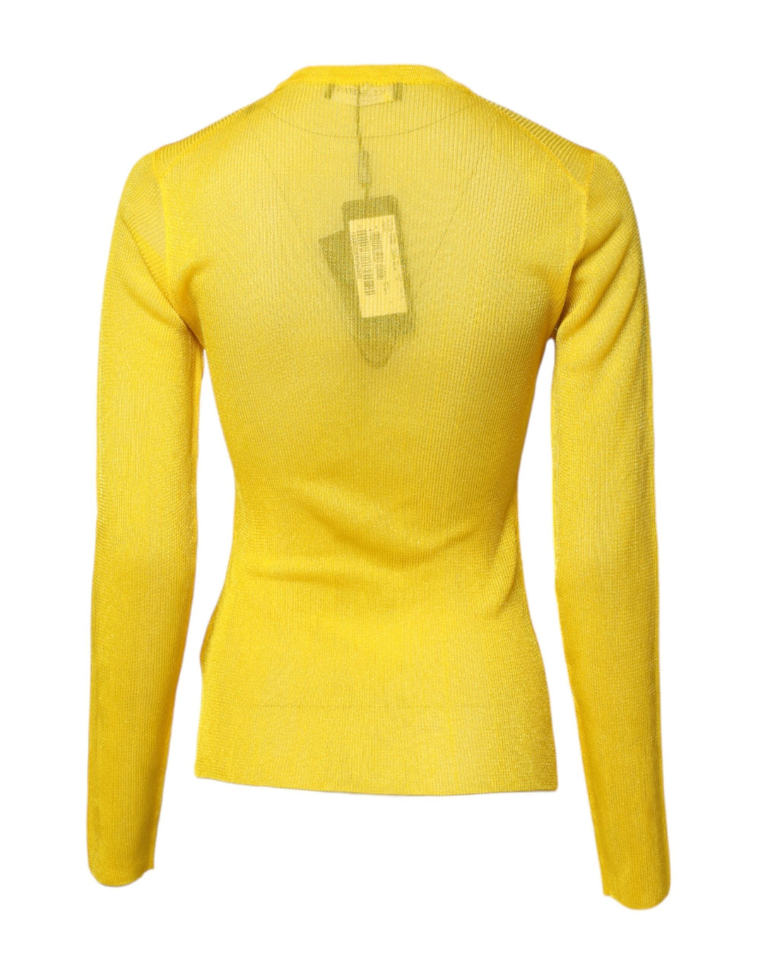 Women’s Dolce &amp; Gabbana Yellow Polyester Women Pullover Top Sweater