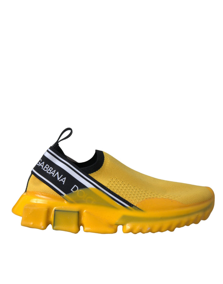 Baskets à enfiler Sorrento jaunes Dolce &amp;amp; Gabbana pour femmes