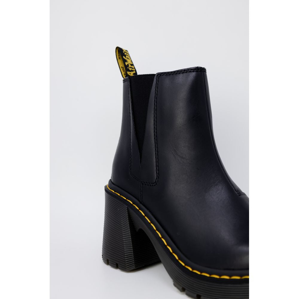 Women’s Dr. Martens Black Leather High Heel Pumps