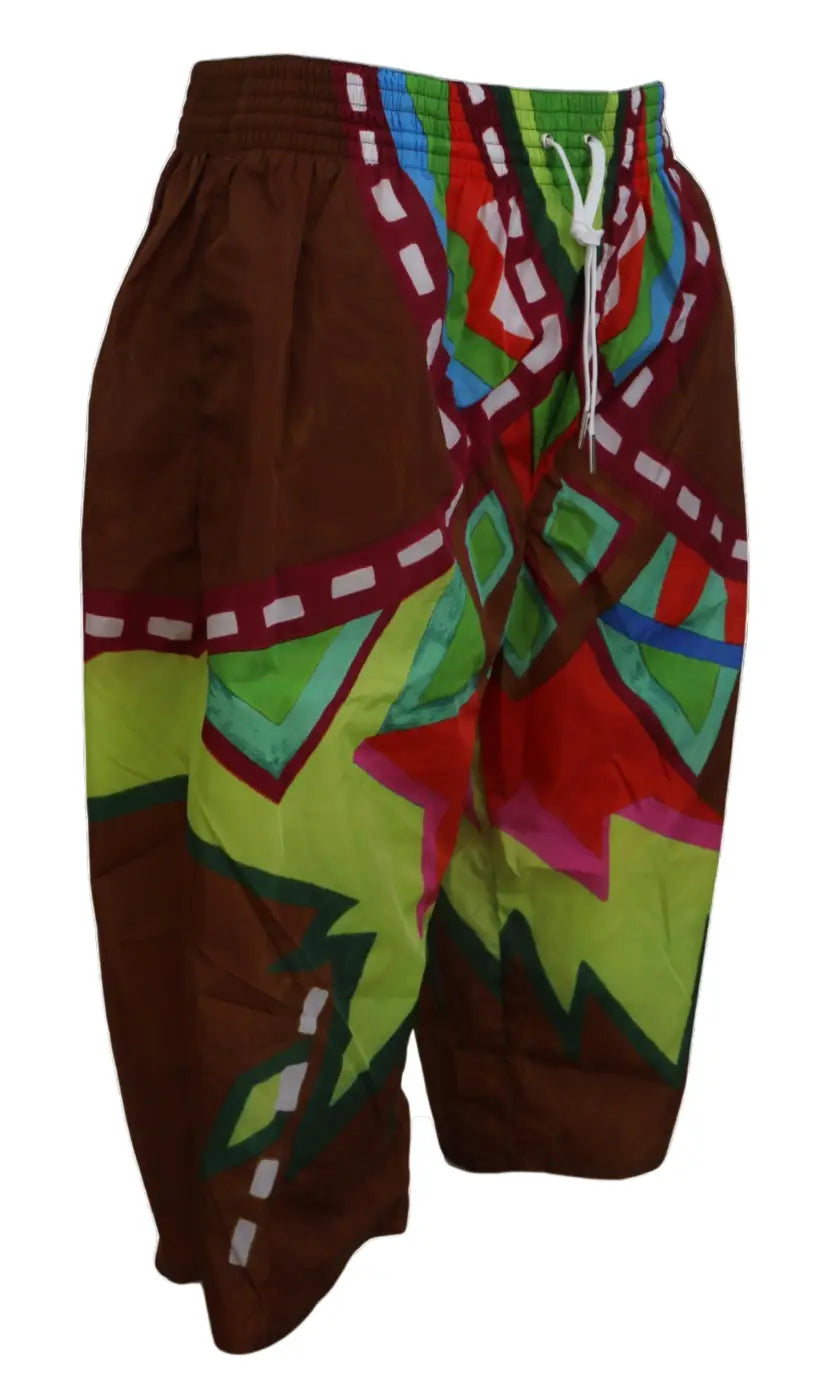 Women’s Dsquared² Multicolor Printed Men Beachwear Shorts Swimwear