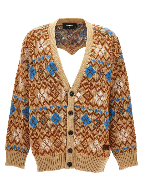Women’s Dsquared² Multicolor Wool Cardigan