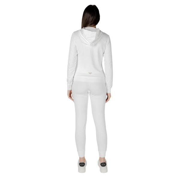 Women’s Ea7 Emporio Armani Cream Polyester Tracksuit