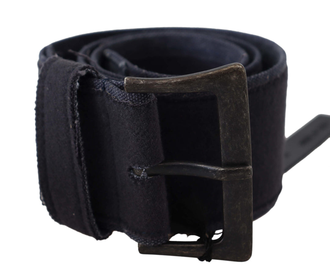 Women’s Ermanno Scervino Black Leather Wide Buckle Waist Luxury Belt