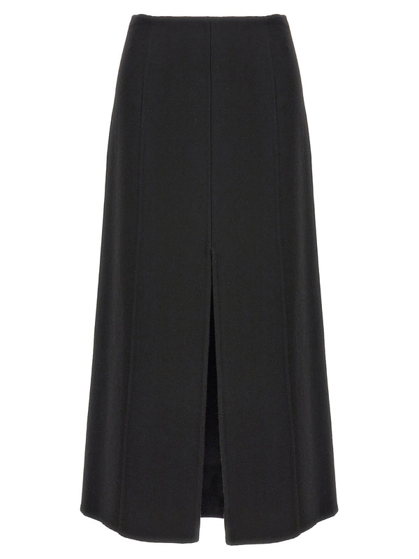 Women’s Ermanno Scervino Black Virgin Wool Mini Skirt