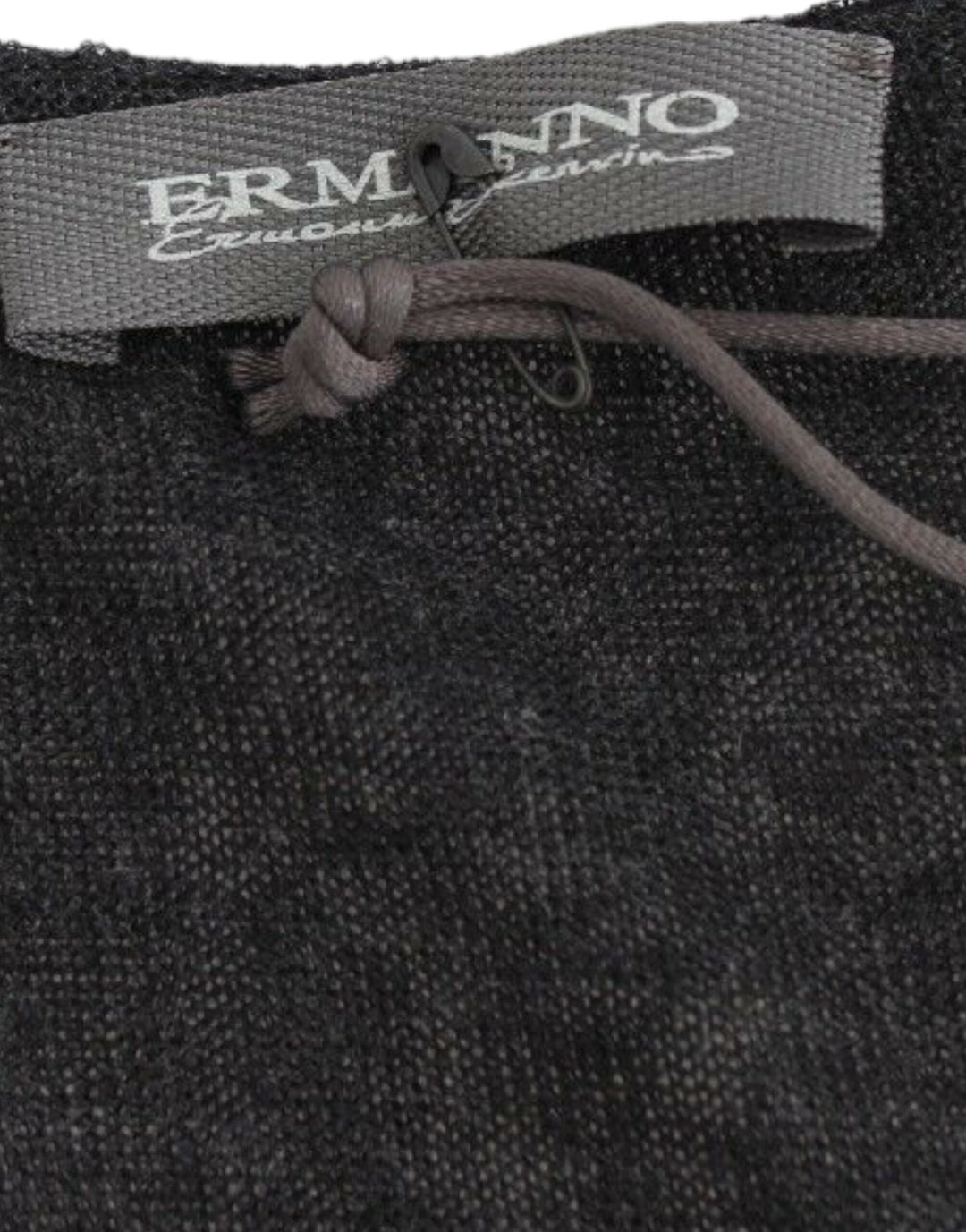Women’s Ermanno Scervino Black Wool Blend Stretch Long Sleeve Sweater