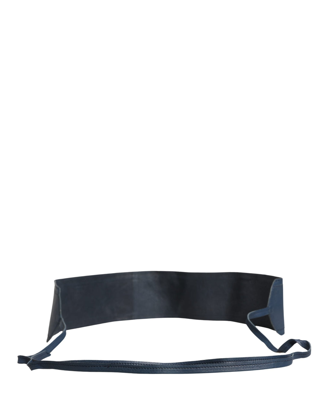 Women’s Ermanno Scervino Blue Leather Wide Waist Women Cintura Belt