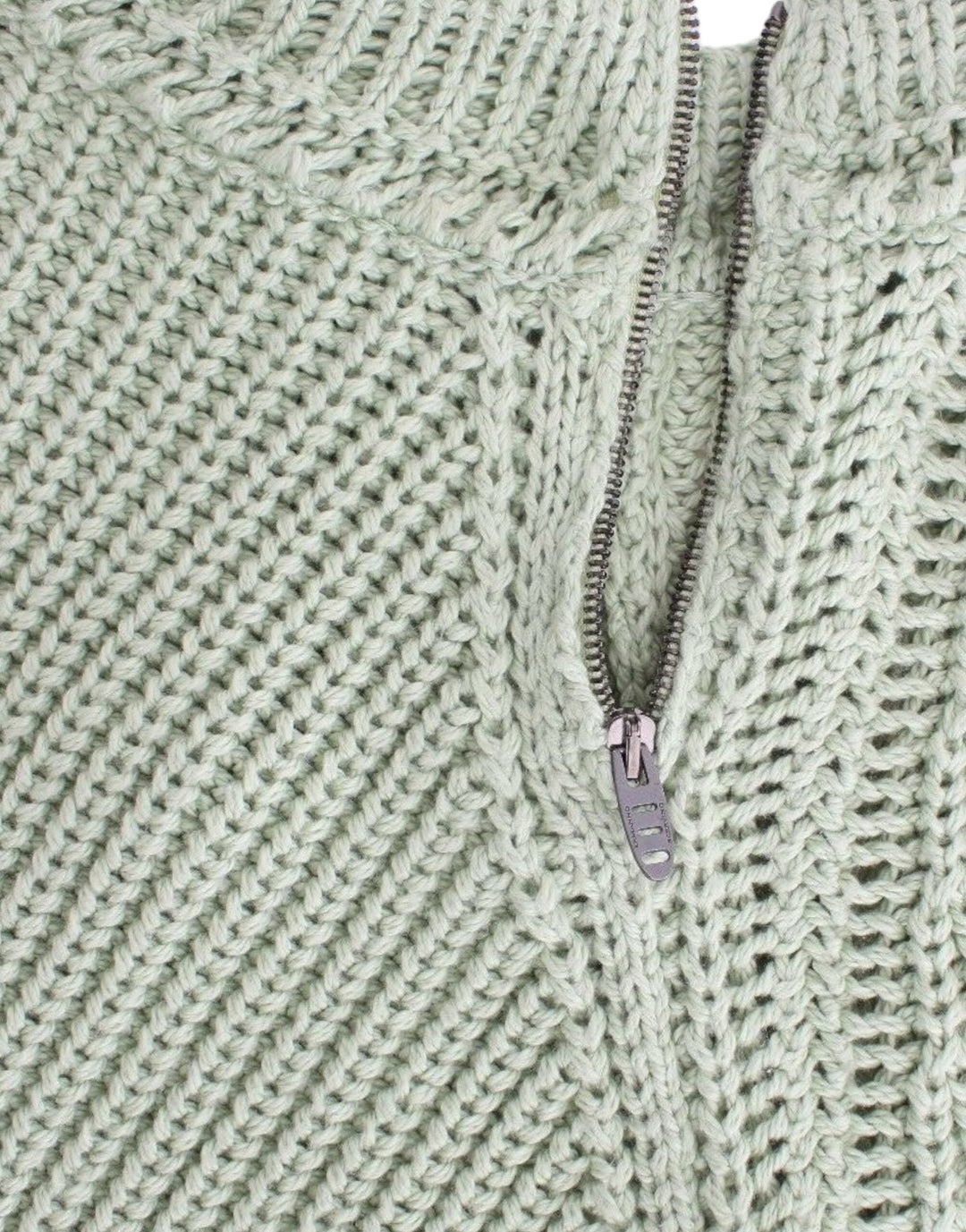 Women’s Ermanno Scervino Green Cropped Knit Sweater Knitted Jumper
