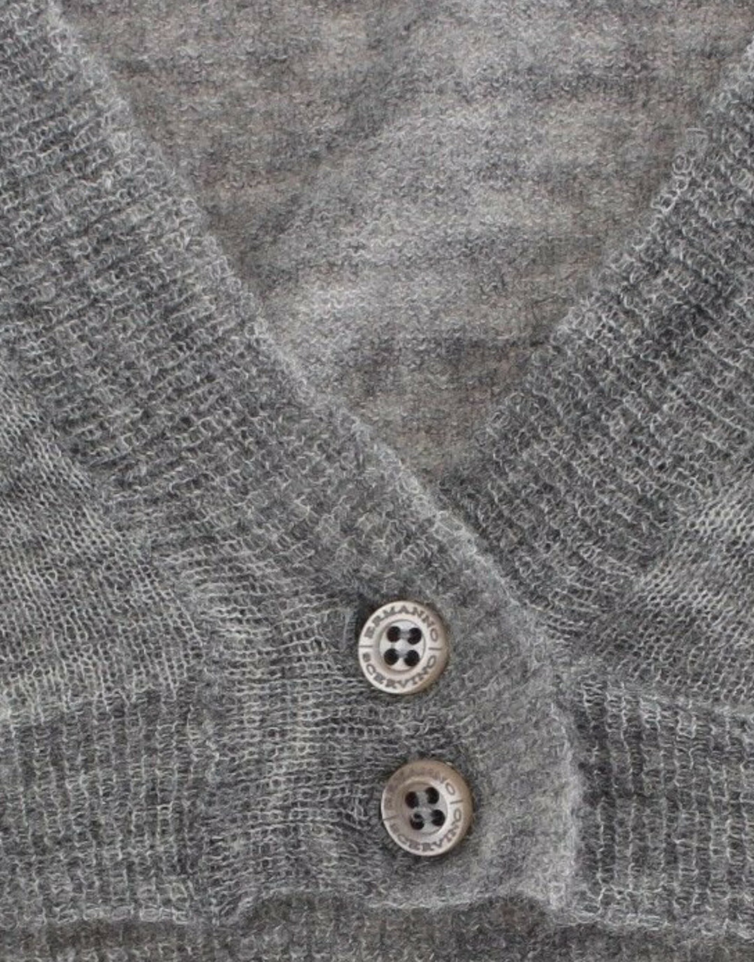 Women’s Ermanno Scervino Lingerie Knit Gray Bolero Sweater Cardigan