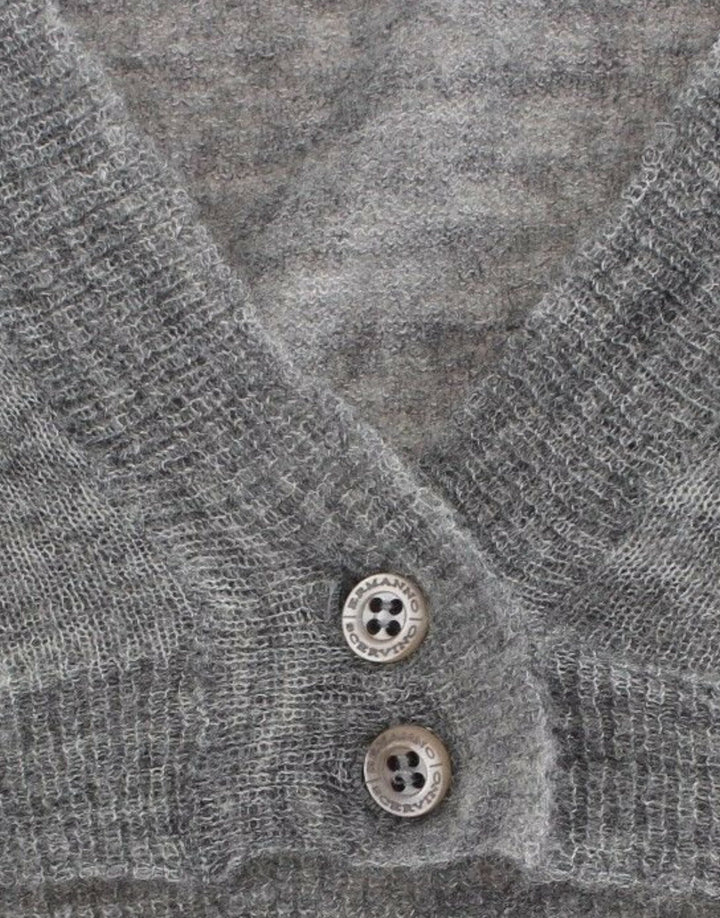 Women’s Ermanno Scervino Lingerie Knit Gray Bolero Sweater Cardigan