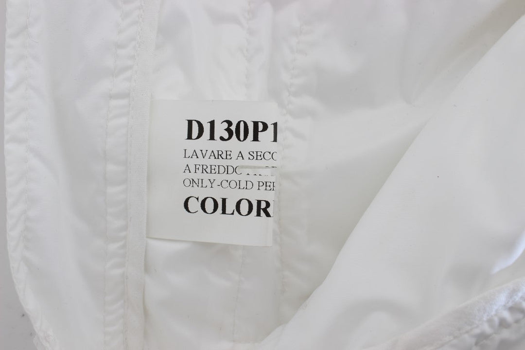 Women’s Ermanno Scervino White Nylon Padded Slim Fit Cargo Pants