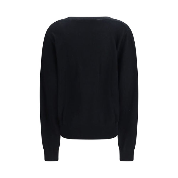Women’s Extreme Cashmere Black Wool Oves Aries Sweatshirt
