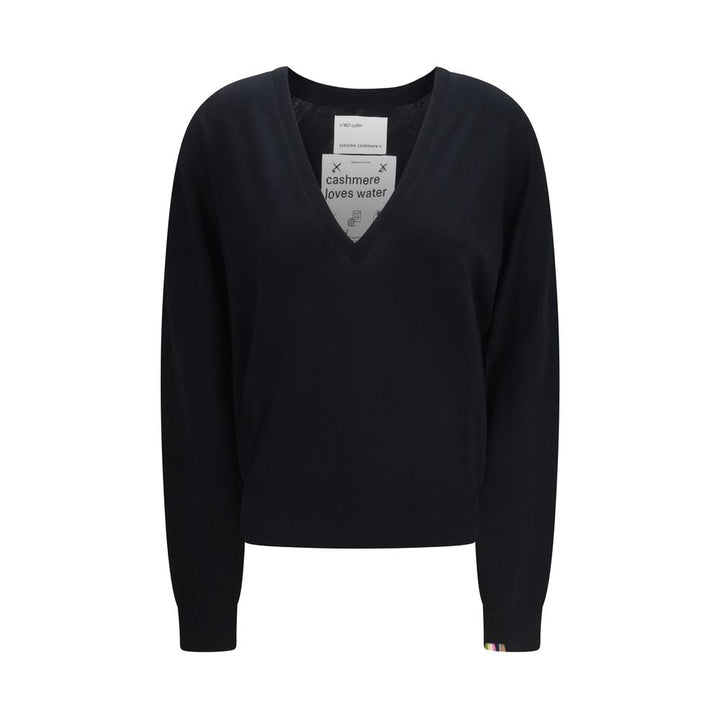 Women’s Extreme Cashmere Black Wool Oves Aries Sweatshirt