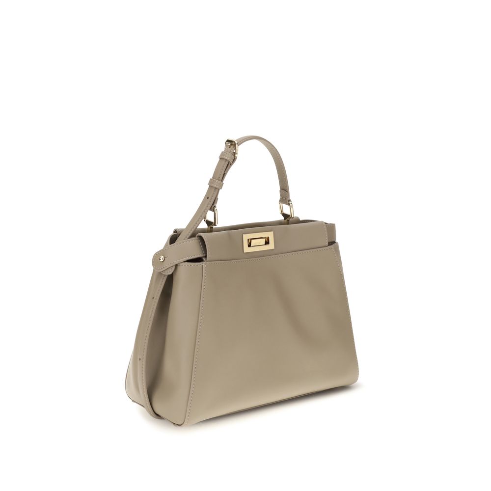 Women’s Fendi Beige Calf Leather Bos Taurus Shoulder Bag