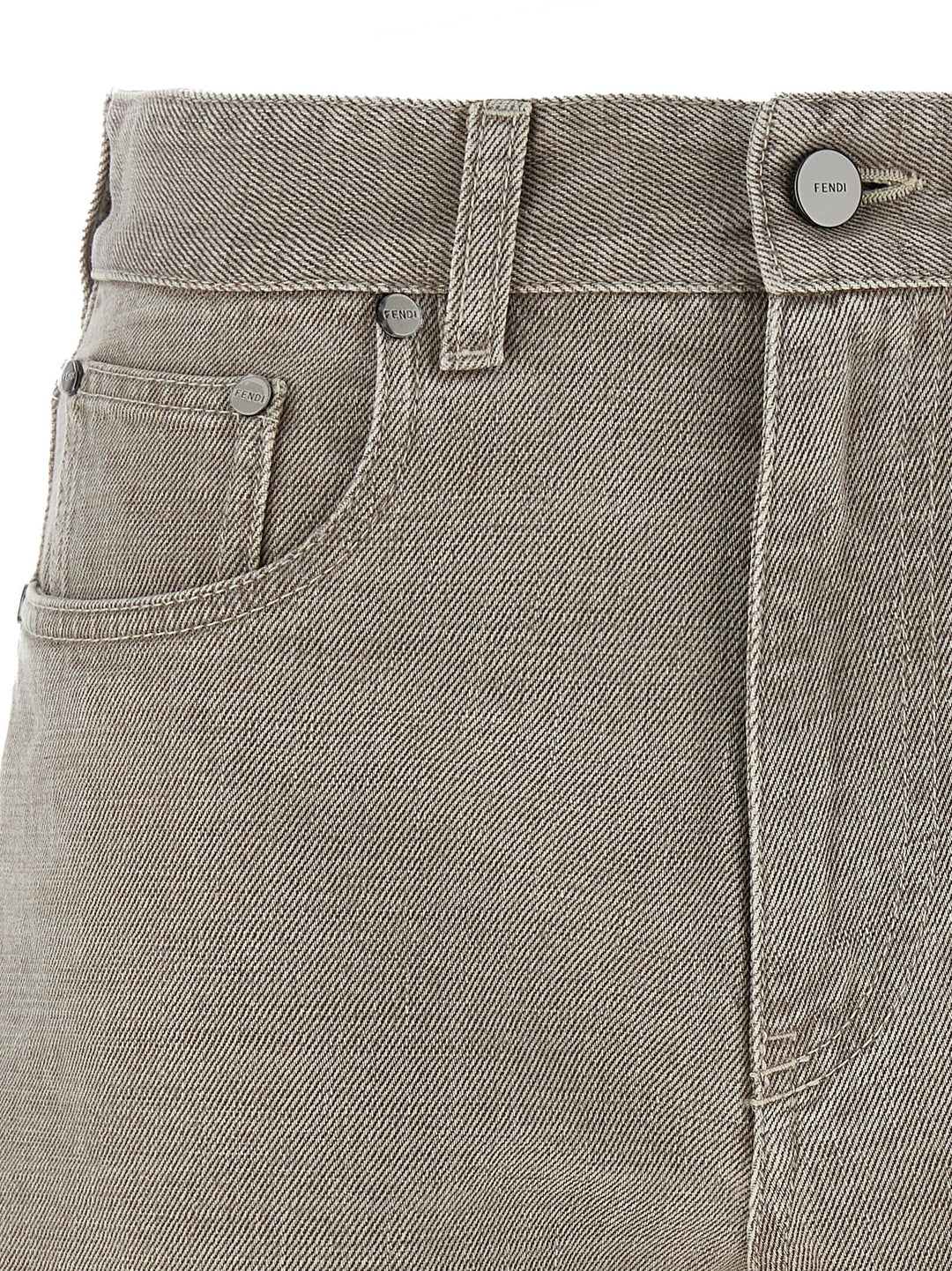 Women’s Fendi Beige Cotton Bermuda Shorts