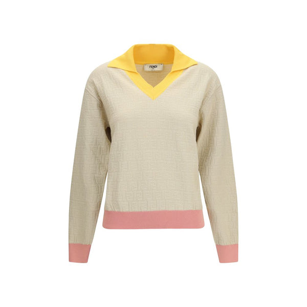 Women’s Fendi Beige Cotton Sweatshirt