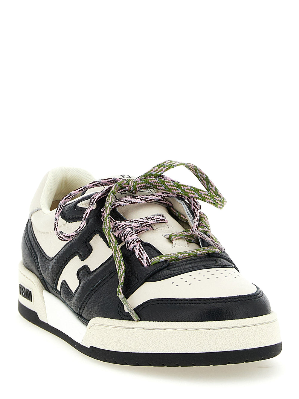 Women’s Fendi Bicolor Calfskin Athletic Sneakers