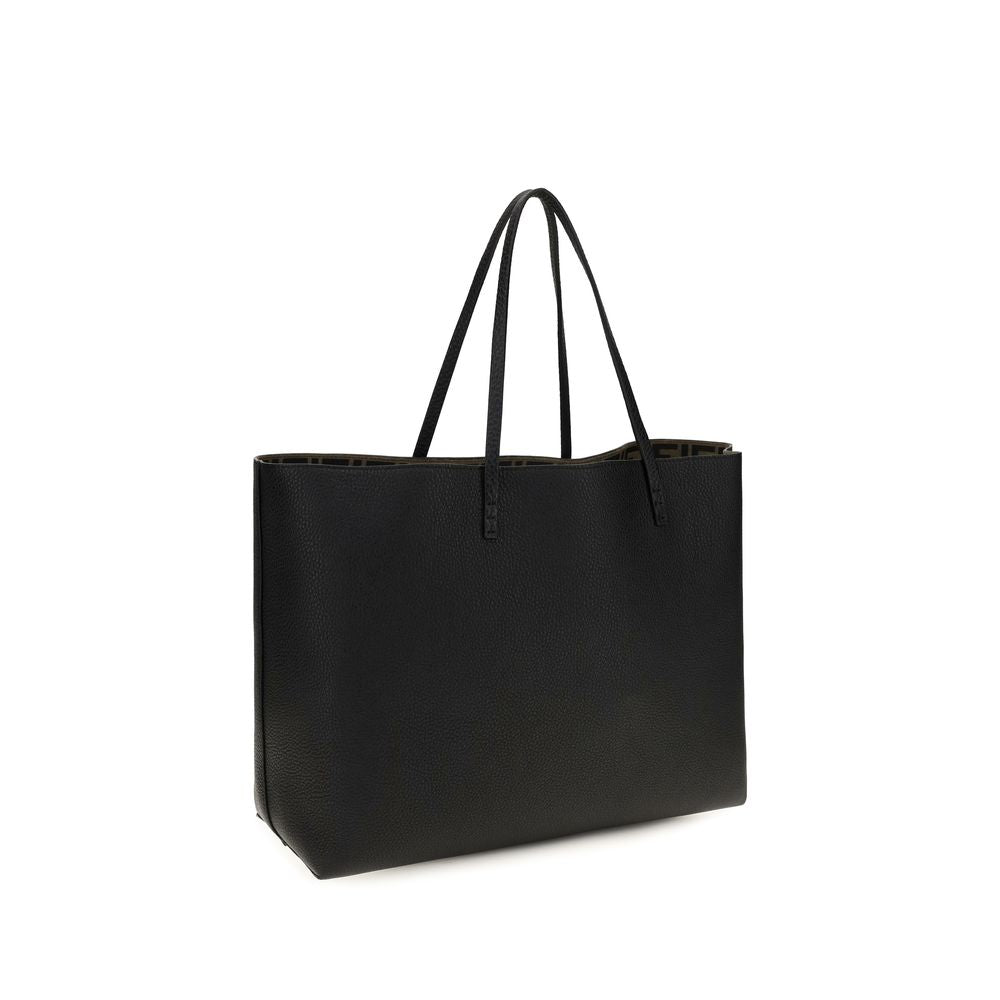 Women’s Fendi Black Calf Leather Bos Taurus Shoulder Bag