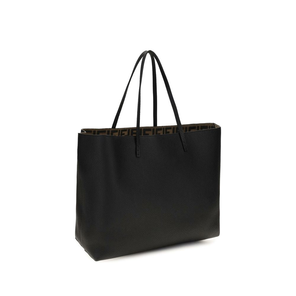 Women’s Fendi Black Calf Leather Bos Taurus Shoulder Bag