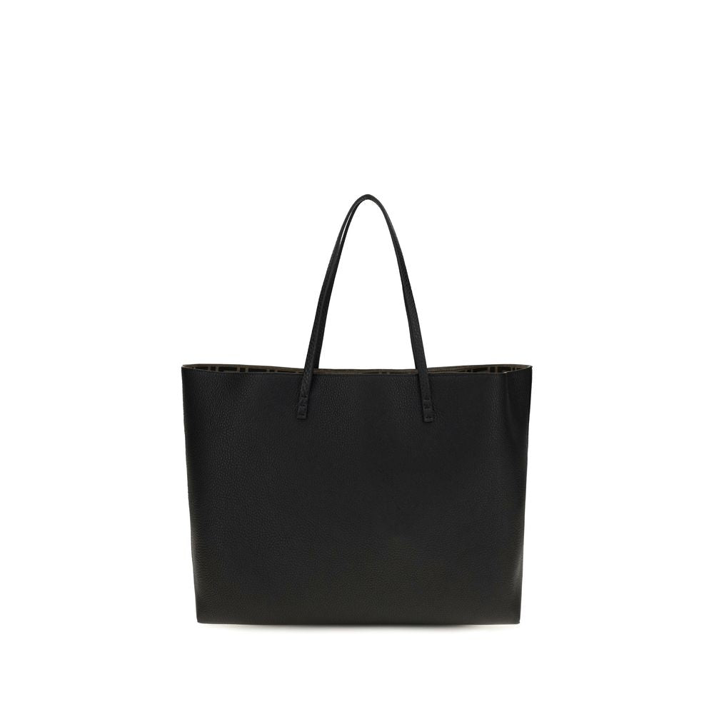 Women’s Fendi Black Calf Leather Bos Taurus Shoulder Bag