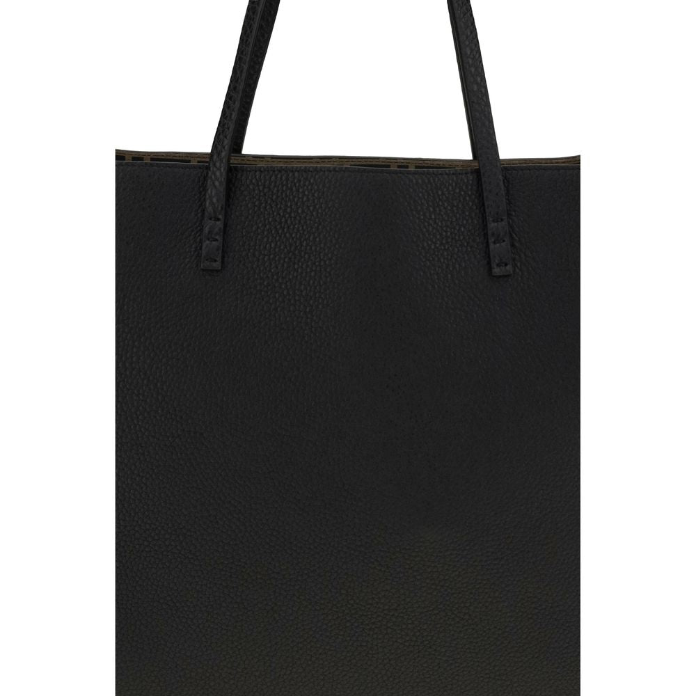 Women’s Fendi Black Calf Leather Bos Taurus Shoulder Bag