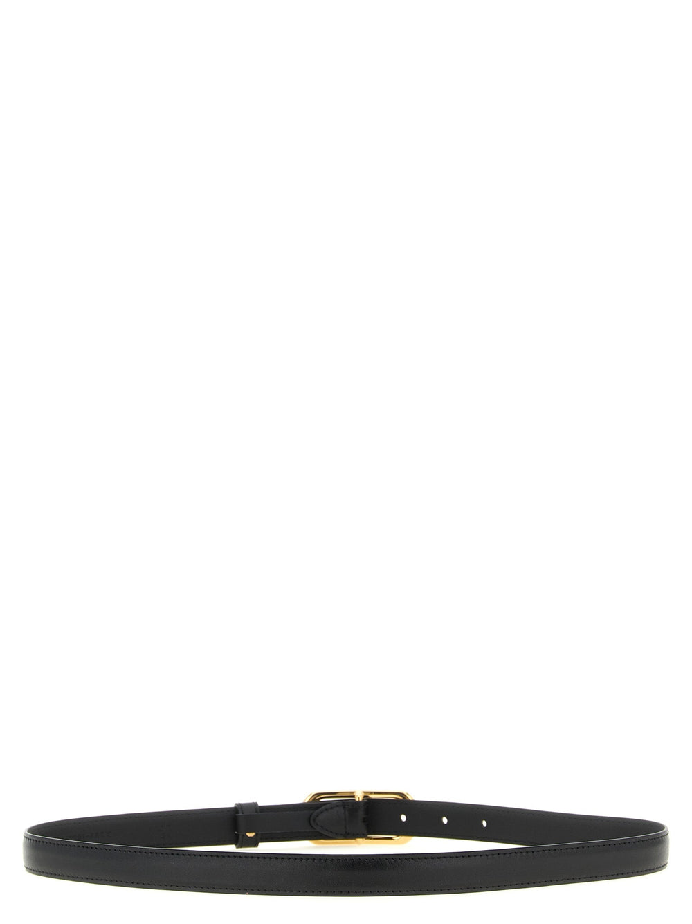 Women’s Fendi Black Calfskin Thin Belt