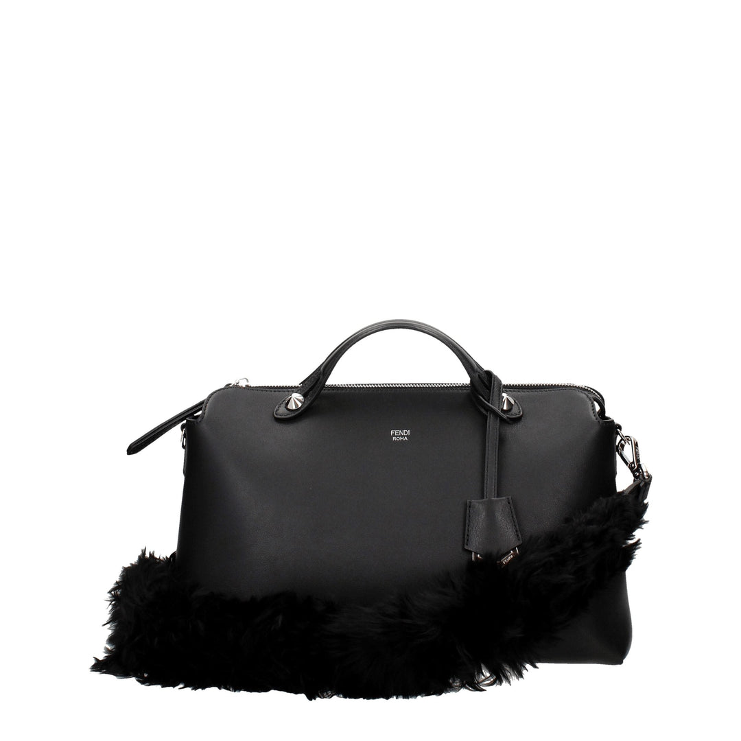 Women’s Fendi Black Leather Shoulder Bag