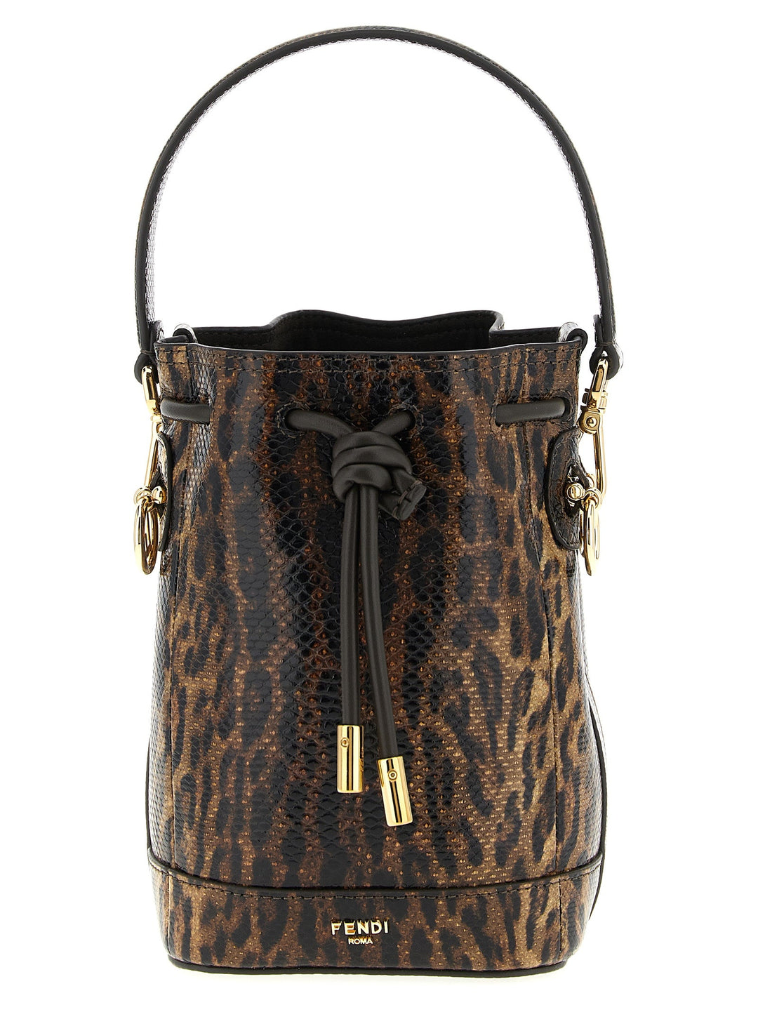 Women’s Fendi Brown Velvet Leather Handbag