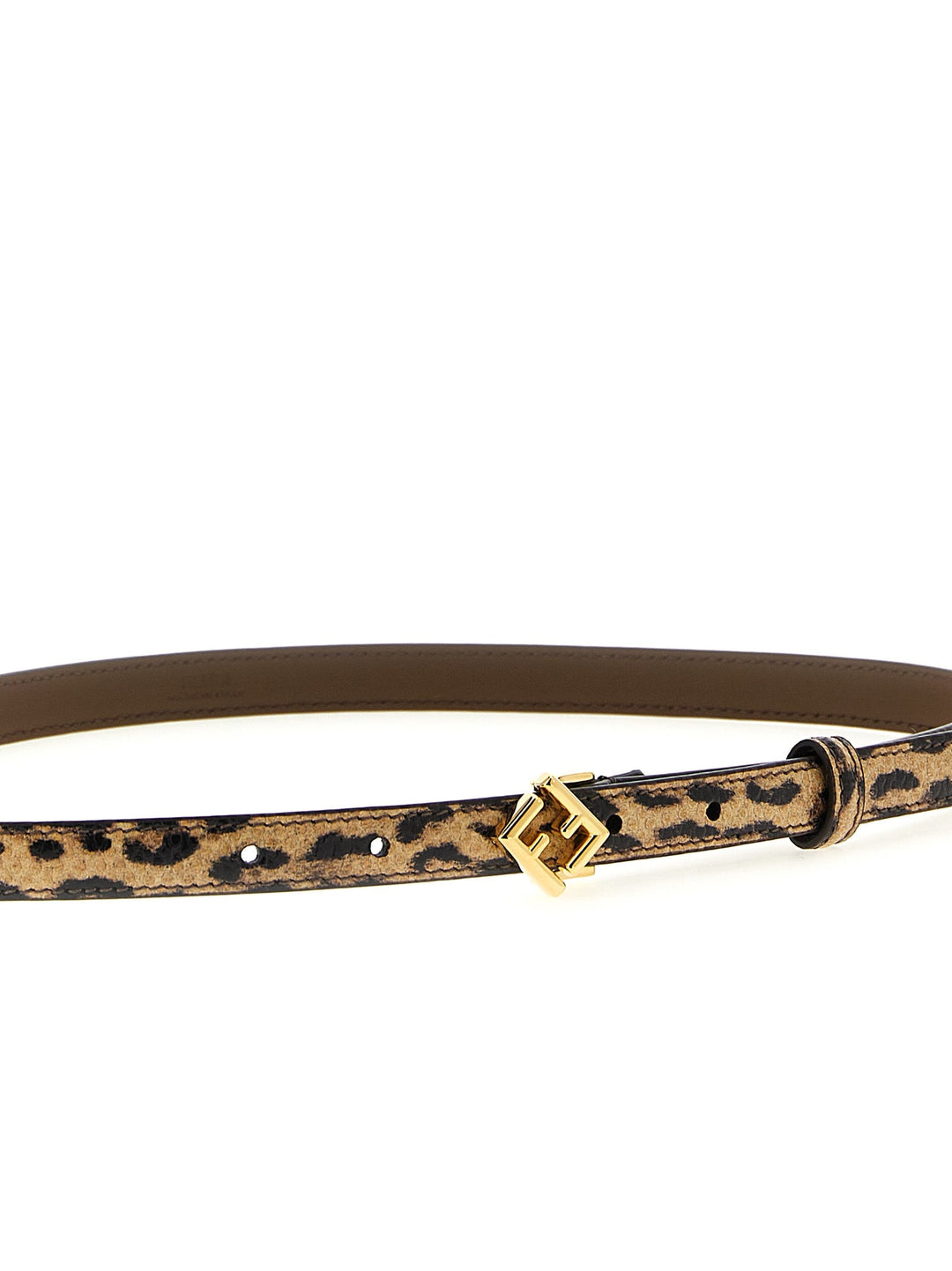 Women’s Fendi Multicolor Velvet Leather Regular Belt