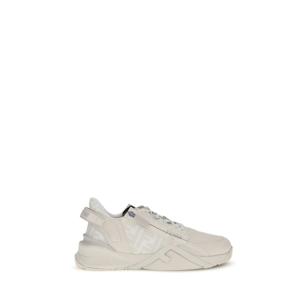 Women’s Fendi White Calf Leather Bos Taurus Athletic Sneakers