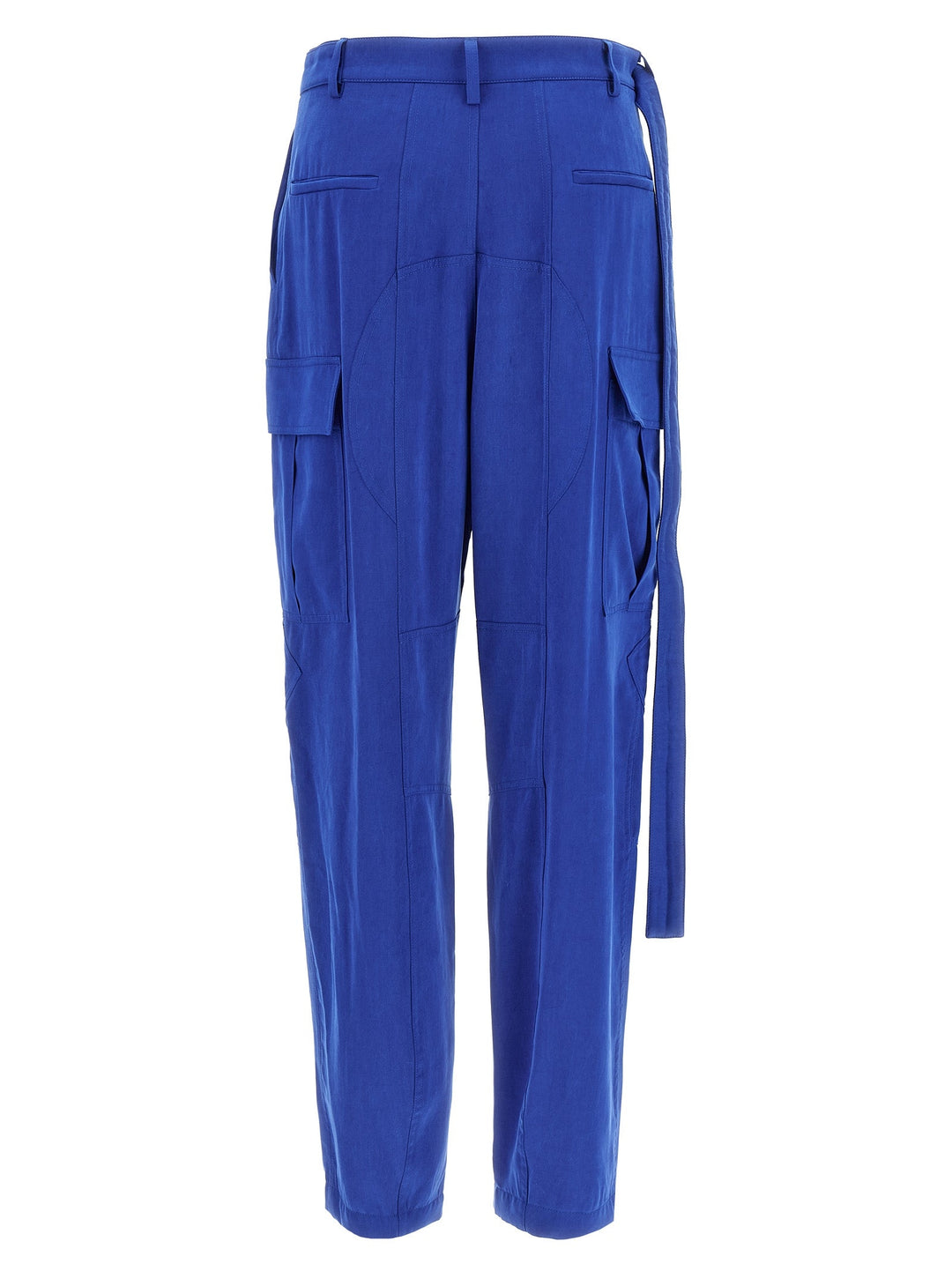 Women’s Ferragamo Blue Lyocell Cargo Pants