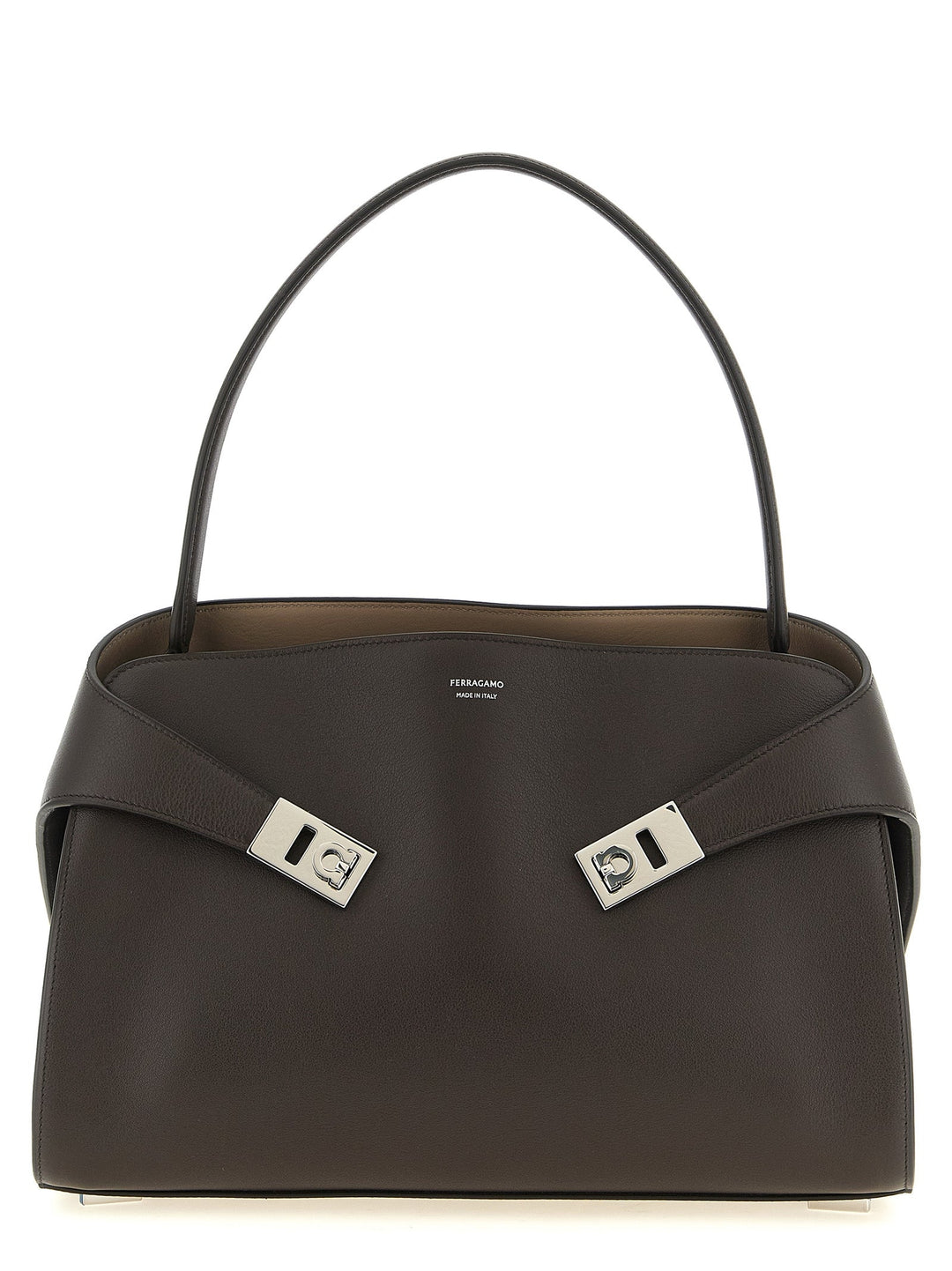 Women’s Ferragamo Brown Calfskin Shoulder Bag