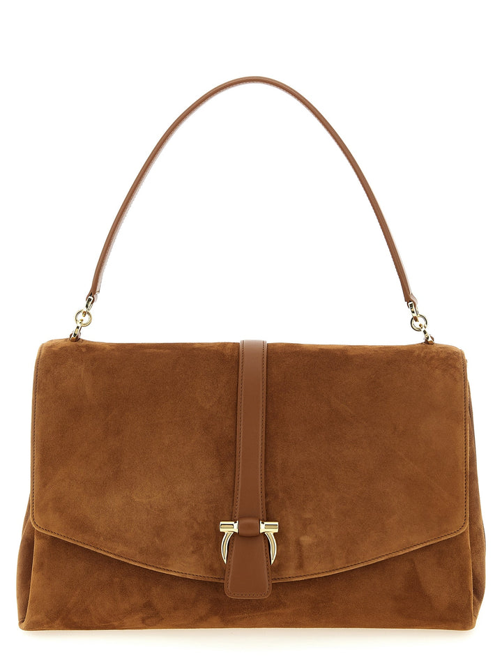 Women’s Ferragamo Brown Goatskin Shoulder Bag