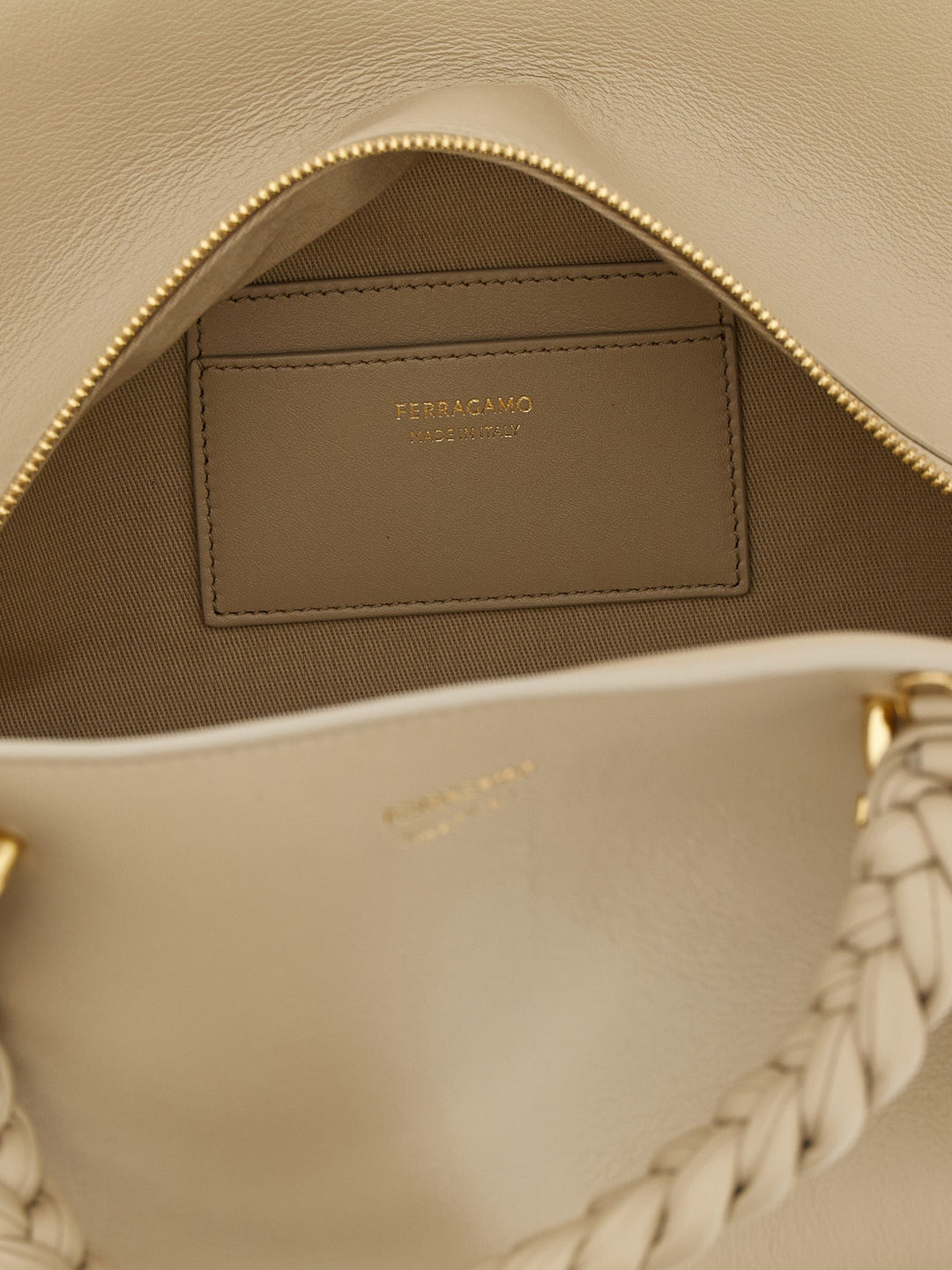 Women’s Ferragamo Gray Calfskin Handbag