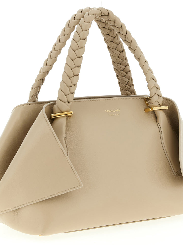 Women’s Ferragamo Gray Calfskin Handbag