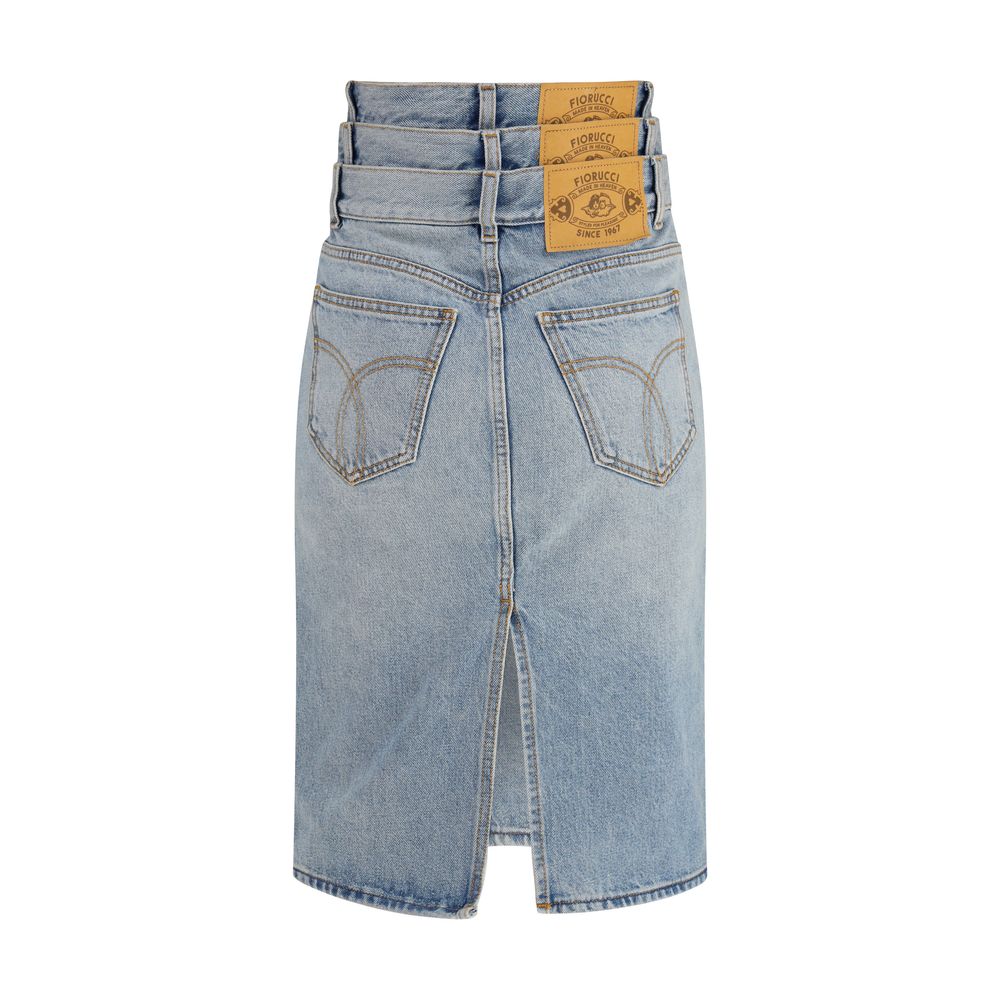 Women’s Fiorucci Blue Denim Skirt