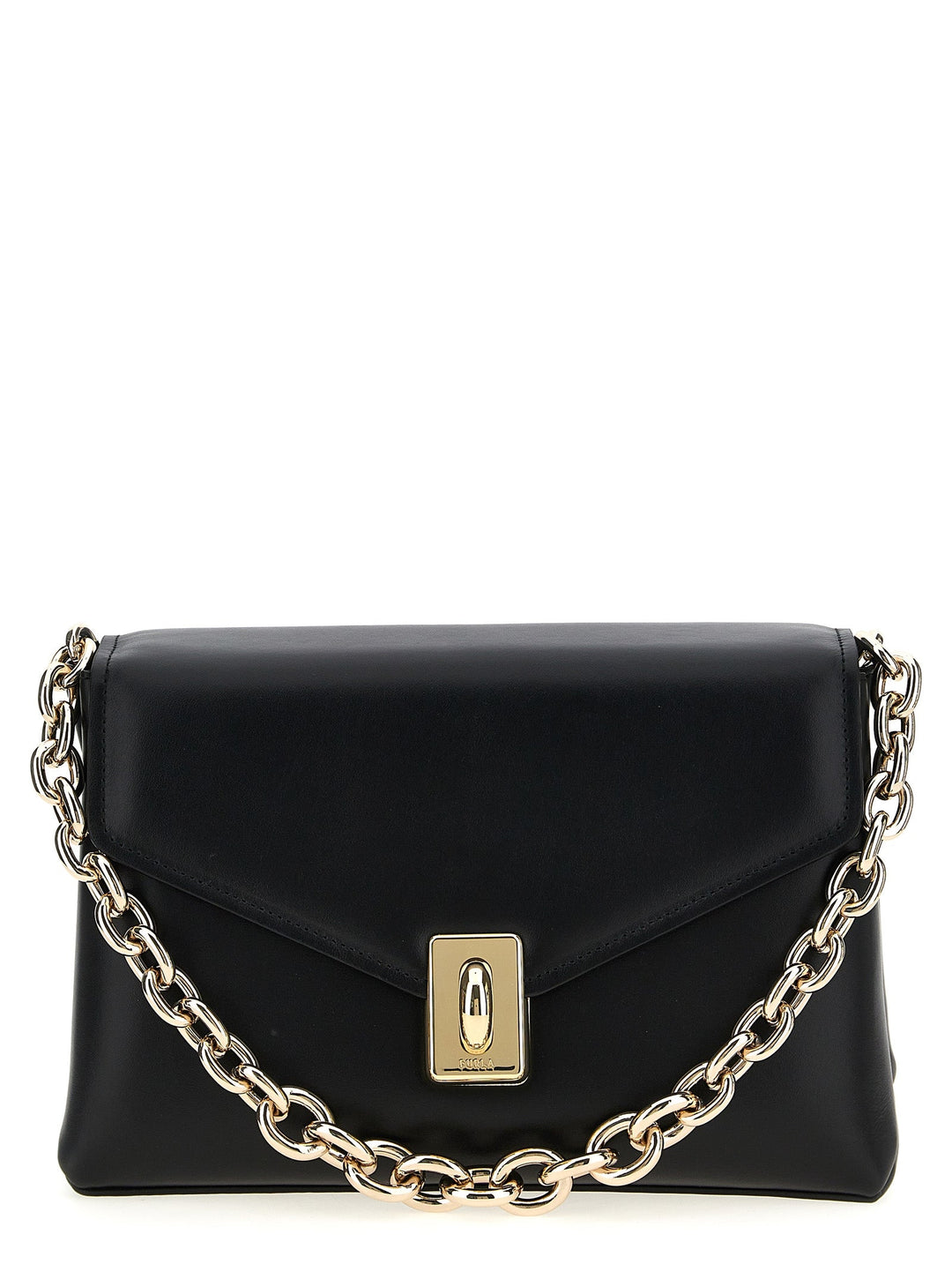 Women’s Furla Black Leather Shoulder Bag