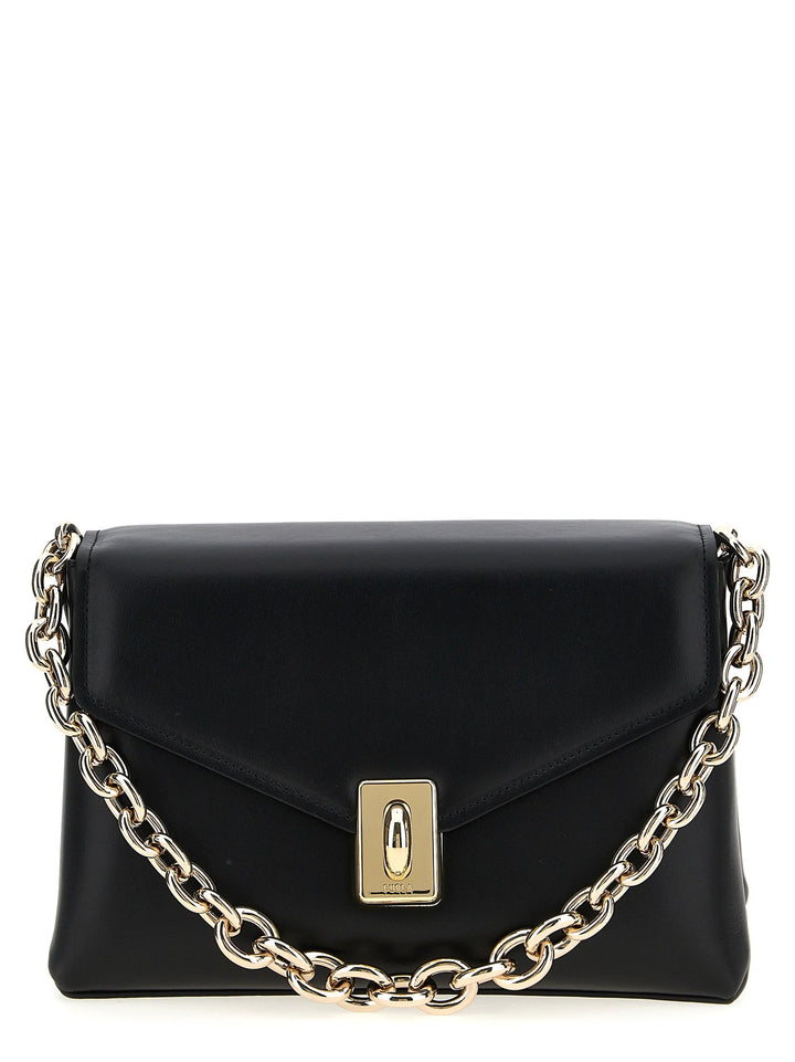 Women’s Furla Black Leather Shoulder Bag