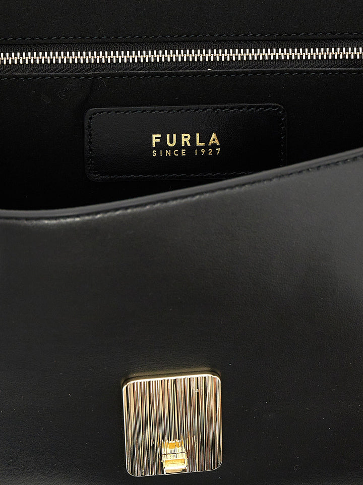Women’s Furla Black Leather Shoulder Bag