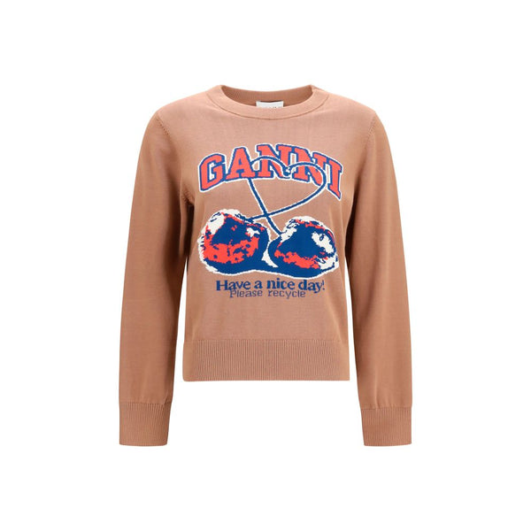 Women’s Ganni Beige Cotton Sweatshirt