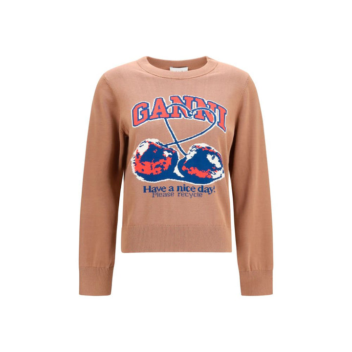 Women’s Ganni Beige Cotton Sweatshirt