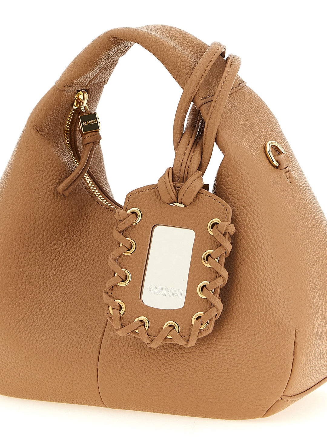 Women’s Ganni Beige Polyester Handbag