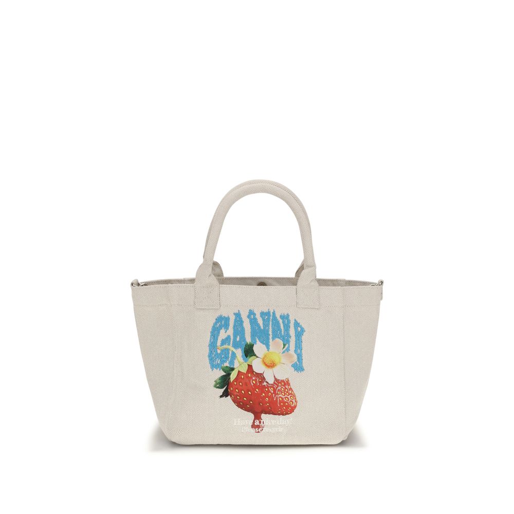 Women’s Ganni Beige Polyester Shoulder Bag