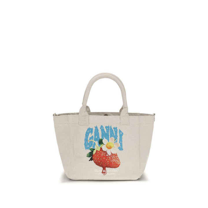 Women’s Ganni Beige Polyester Shoulder Bag