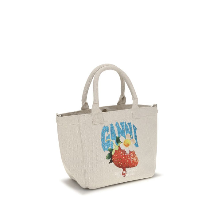 Women’s Ganni Beige Polyester Shoulder Bag