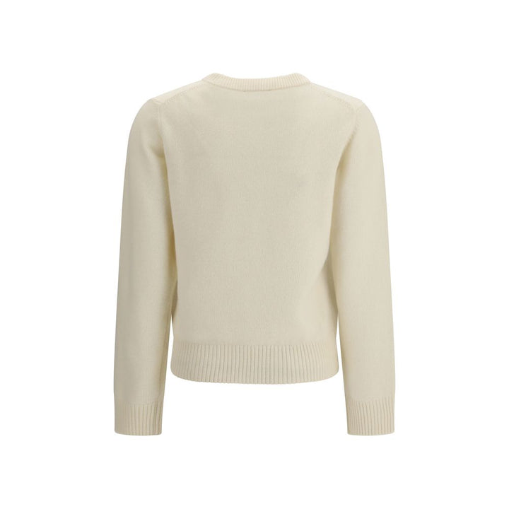 Ganni Beige Wool Oves Aries Sweatshirt